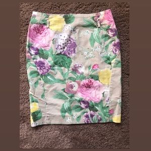 H&M - Floral Pencil Skirt